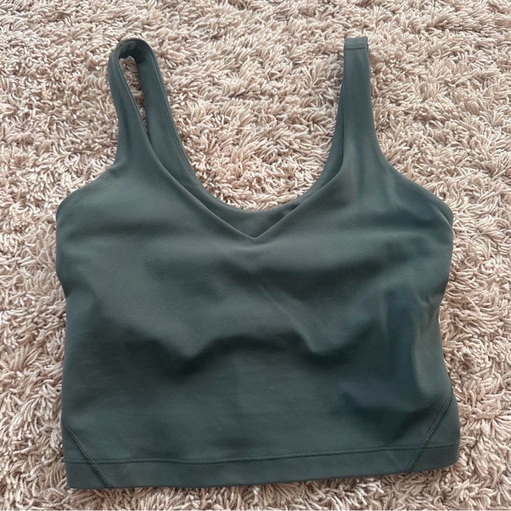 lululemon athletica Dark Green Tank Top excellent condition